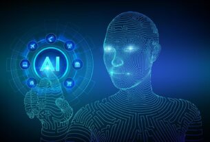 Machine Learning and AI Algorithms Media Platform Concept